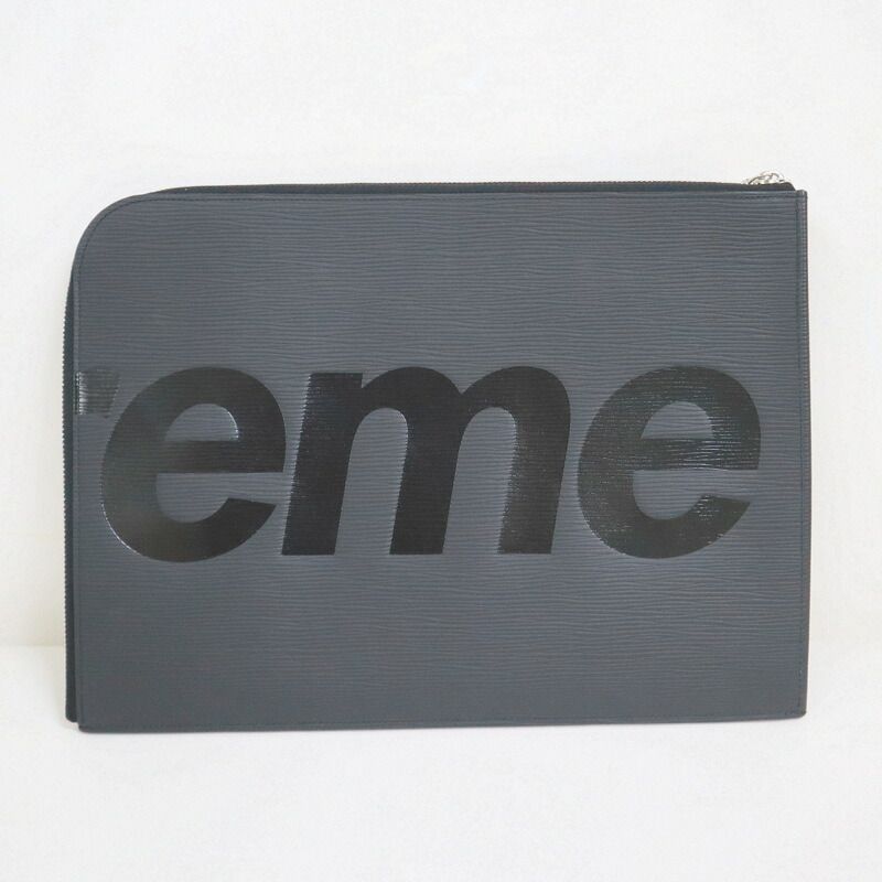 Louis Vuitton Supreme Pochette Jour GM Epi Noir Black — view 2