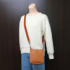 Hermes Evelyne TPM Shoulder Bag Brown Silver Taurillon Clemence — view 7