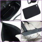 Hermes Messenger Herbag 39 Toile Military Vache Hunter Black Carved — view 5