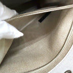 Saint Laurent Rivego Chute Bag Canvas Leather Beige Off White Off-white X Black — view 9