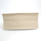 Saint Laurent Rivego Chute Bag Canvas Leather Beige Off White Off-white X Black — view 7