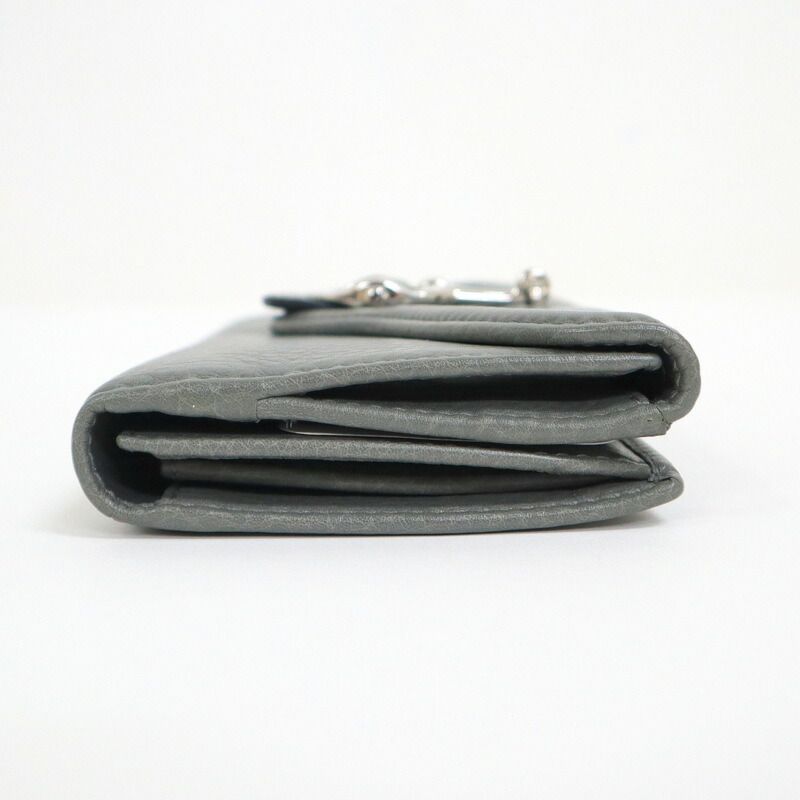 Gucci Horsebit Hook Wallet Leather Moss Gray Silver — view 4