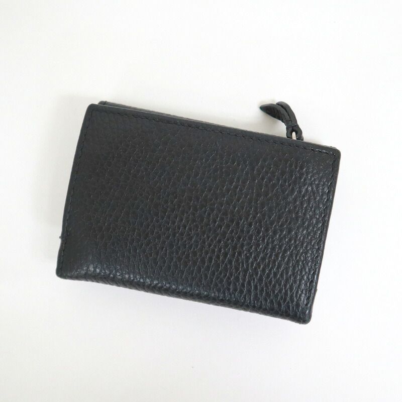 Gucci Trifold Wallet Black Leather — view 2