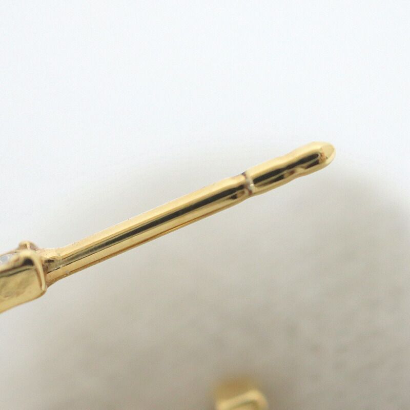 Dior Clair D Lune Swing Earrings Rhinestone Gold Clear — view 7