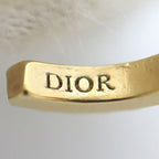 Dior Clair D Lune Swing Earrings Rhinestone Gold Clear — view 8