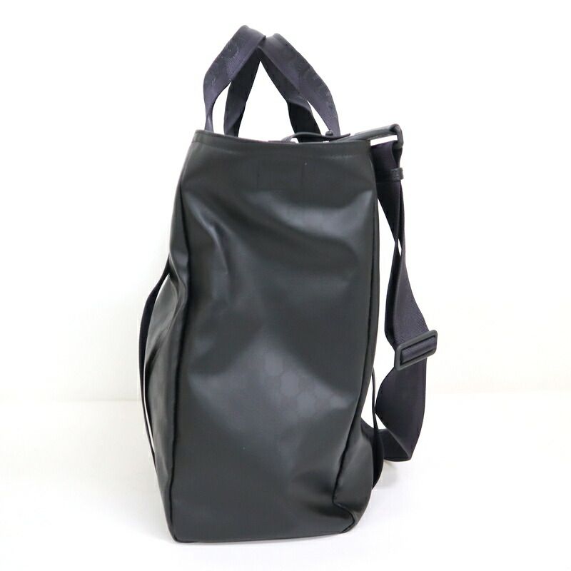 Gucci 2-Way Tote Matte Crystal GG Canvas Black — view 3
