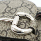 Gucci Horsebit Shoulder Bag GG Supreme Brown — view 5
