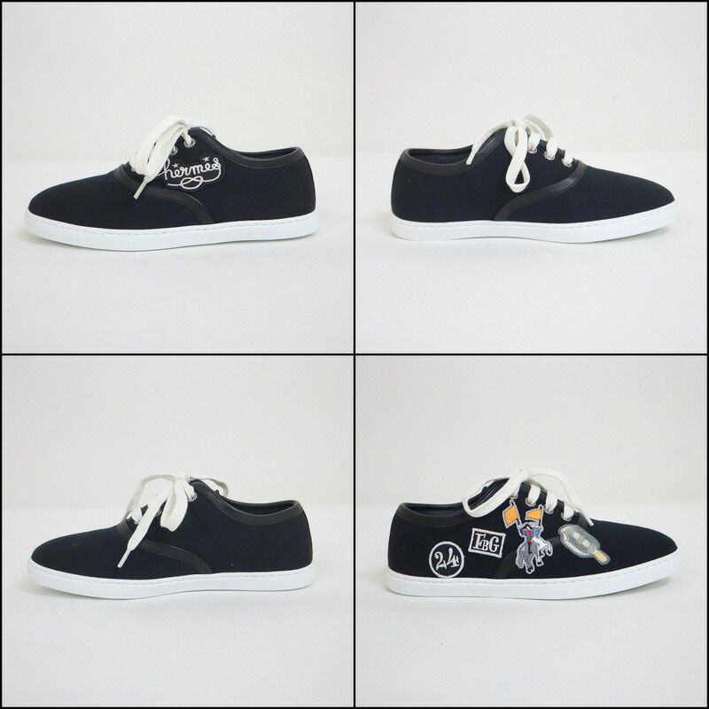 Hermes Sneakers Innocent Black 35.5 — view 5