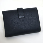 Hermes Bearn Combination Blue Navy Gold Epsom — view 2