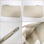 Hermes Dogon Duo GM Bifold Wallet Togo Cles Silver — view 9