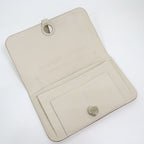 Hermes Dogon Duo GM Bifold Wallet Togo Cles Silver — view 5