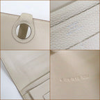 Hermes Dogon Duo GM Bifold Wallet Togo Cles Silver — view 6