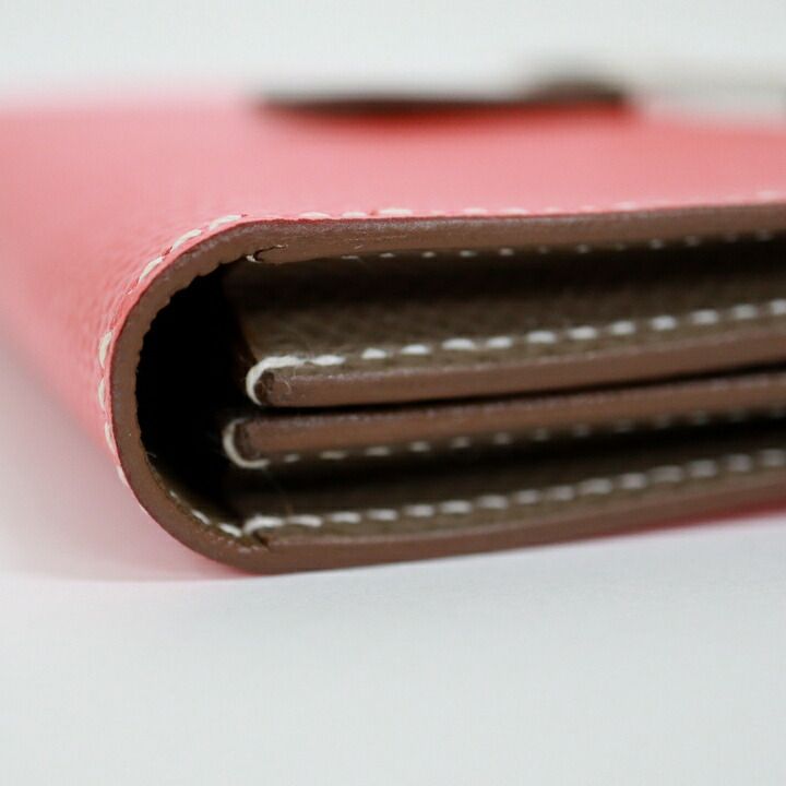 Hermes Anchor Doke Sverso Rose Jaipur Etoupe Silver Epsom Belt — view 5