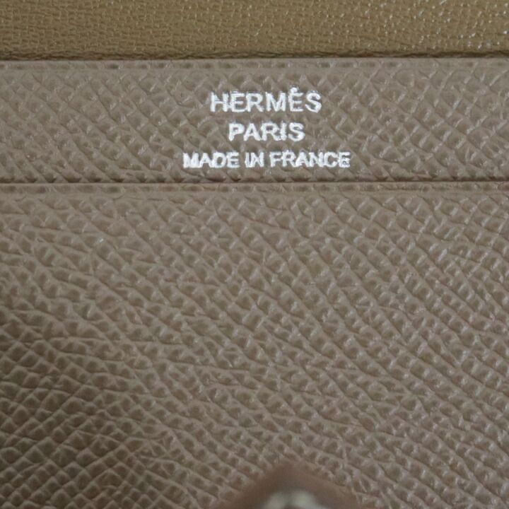 Hermes Anchor Doke Sverso Rose Jaipur Etoupe Silver Epsom Belt — view 8