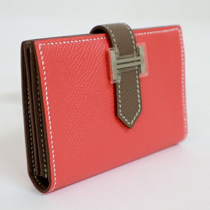Hermes Anchor Doke Sverso Rose Jaipur Etoupe Silver Epsom Belt — view 3