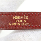 Hermes Kelly Double Tour Bracelet Leather Rouge Ash Gold — view 6