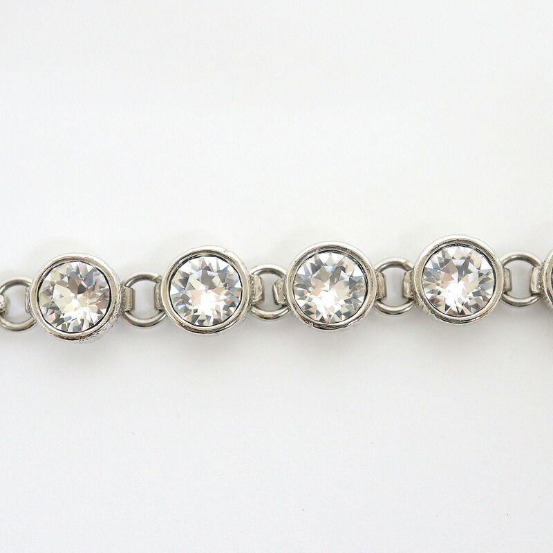 Chanel Earrings Silver Crystal — view 4