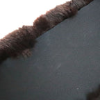 Chanel Lapinfa Scarf Brown Rabbitfa Silk — view 4