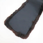 Chanel Lapinfa Scarf Brown Rabbitfa Silk — view 3
