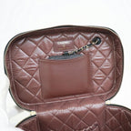 Chanel Timeless Classic Vanity Bag Caviar Leather Black Gold Champagne — view 7