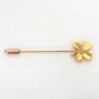 Chanel Pin Brooch Clover Gold — view 3
