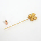 Chanel Pin Brooch Clover Gold — view 5