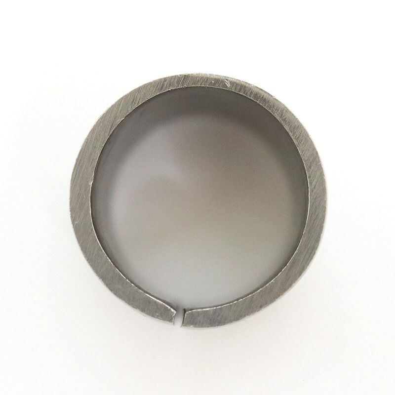 Chanel Ring Black Metal Leather — view 7