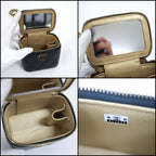 Chanel Vanity Chain Shoulder Bag Lambskin Black Gold — view 7
