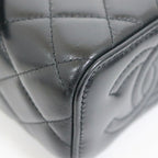 Chanel Vanity Chain Shoulder Bag Lambskin Black Gold — view 3