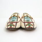 Gucci Anniversary Horsebit Accent Jaguar Drofa 8.5 Ivory Print — view 4