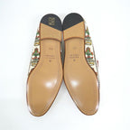 Gucci Anniversary Horsebit Accent Jaguar Drofa 8.5 Ivory Print — view 3