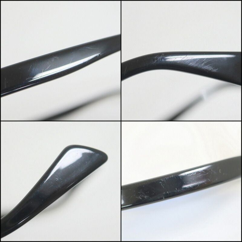 Gucci Sunglasses Acetate Black Blue Lens — view 6