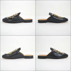 Gucci Prince Town Leather Slippers Taiga Black 35 — view 6
