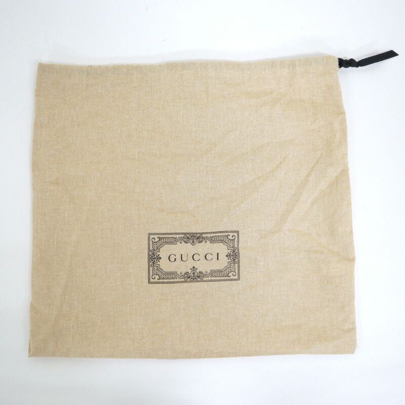 Gucci Clutch Logo Star Leather Silver White Gold — view 8