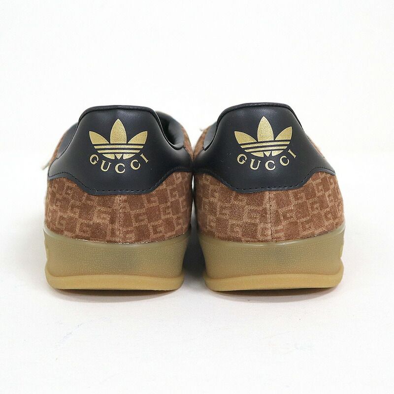 Gucci Adidas Gazelle Sneakers Brown — view 5