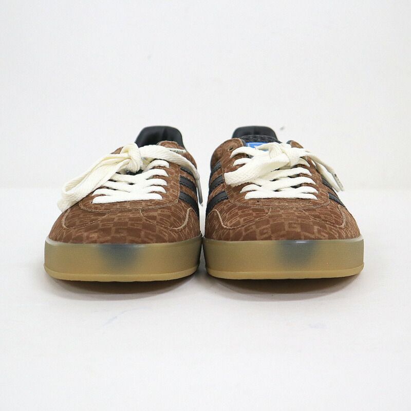 Gucci Adidas Gazelle Sneakers Brown — view 4
