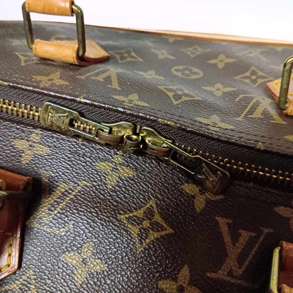 Louis Vuitton Monogram Cruiser 55 Boston Bag Brown — view 7