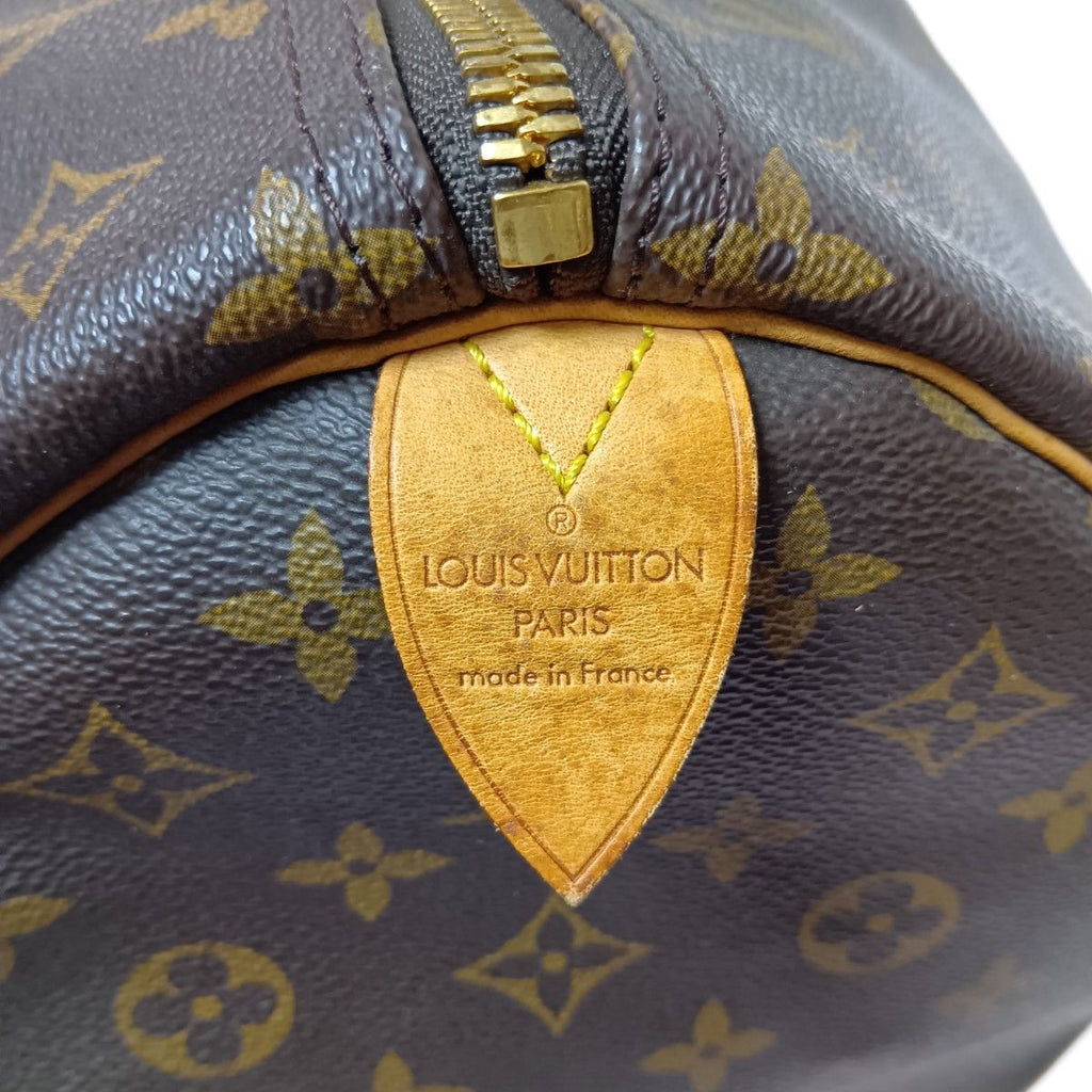 Louis Vuitton Monogram Keepall 60 Boston Bag Brown — view 7