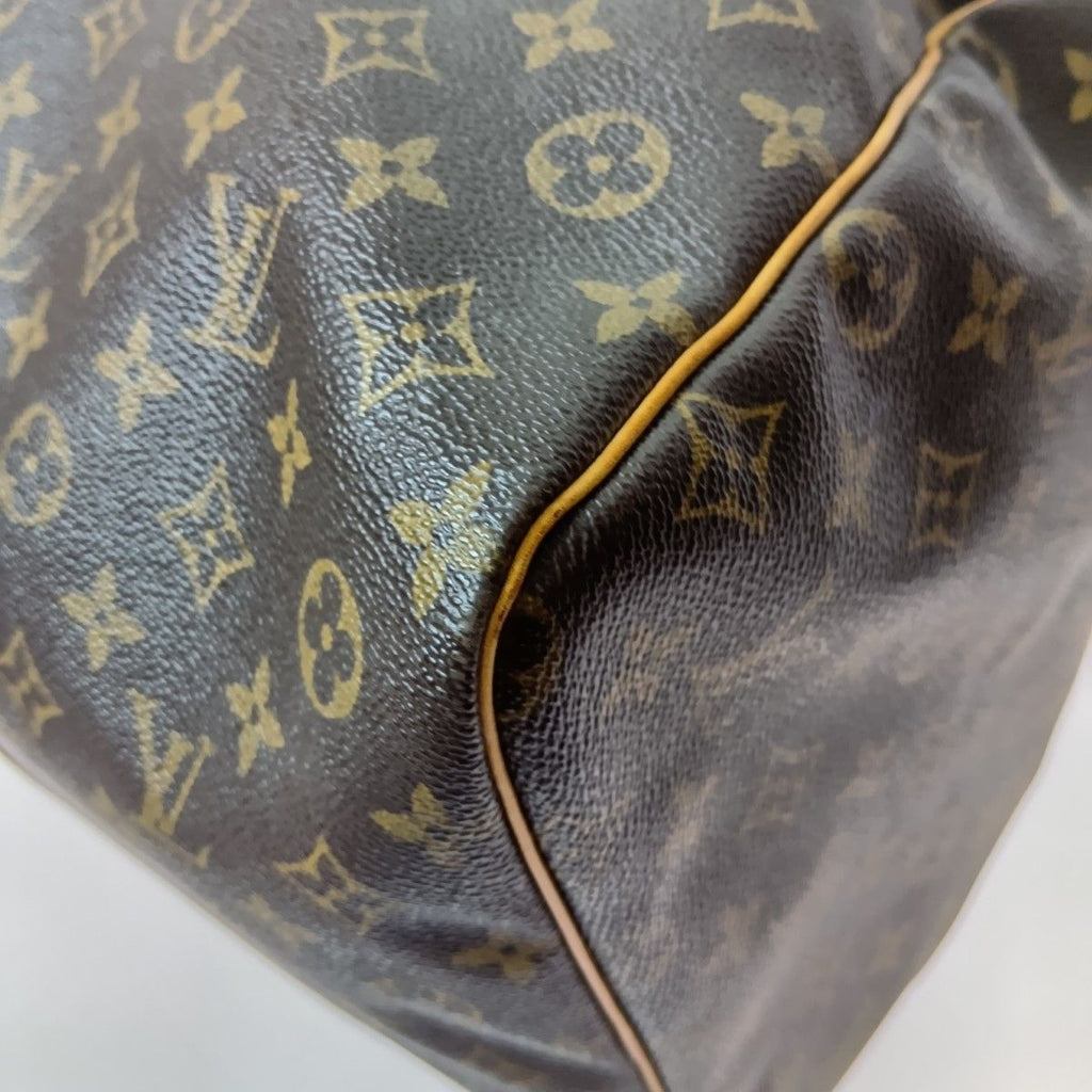 Louis Vuitton Monogram Keepall 60 Boston Bag Brown — view 4