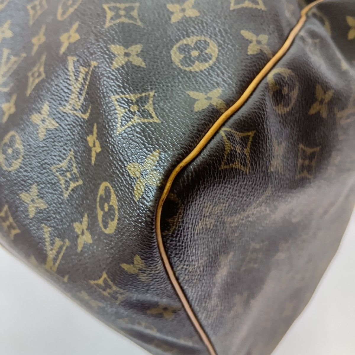 Louis Vuitton Monogram Keepall 60 Boston Bag Brown — view 4