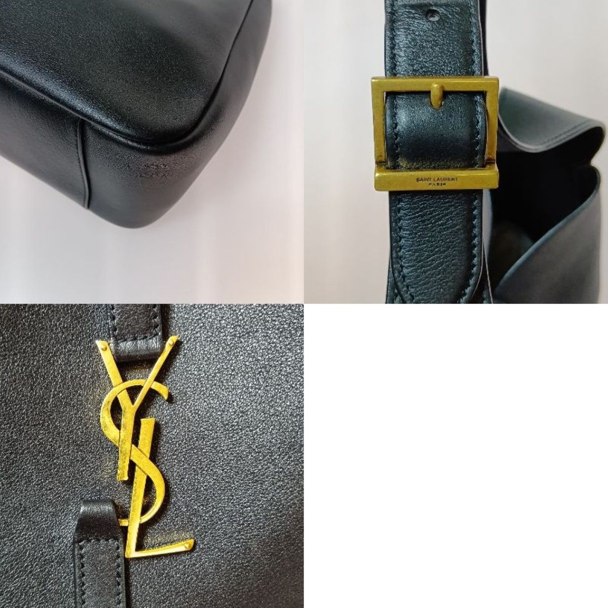 Saint Laurent Shoulder Bag Soft 713938.0924 Black — view 5