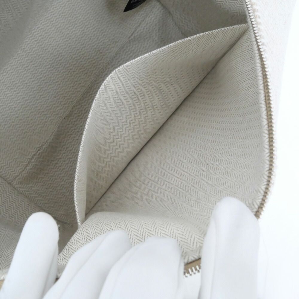 Hermes Brid-a-brac GM Eau Carre Handbag Pouch Segle Beige — view 8