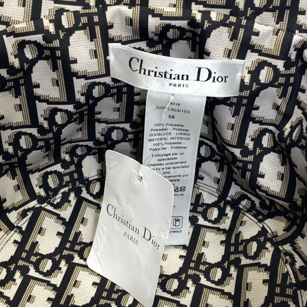 Dior Teddy-d Oblique Trotter Bucket Hat Reversible Khaki — view 8
