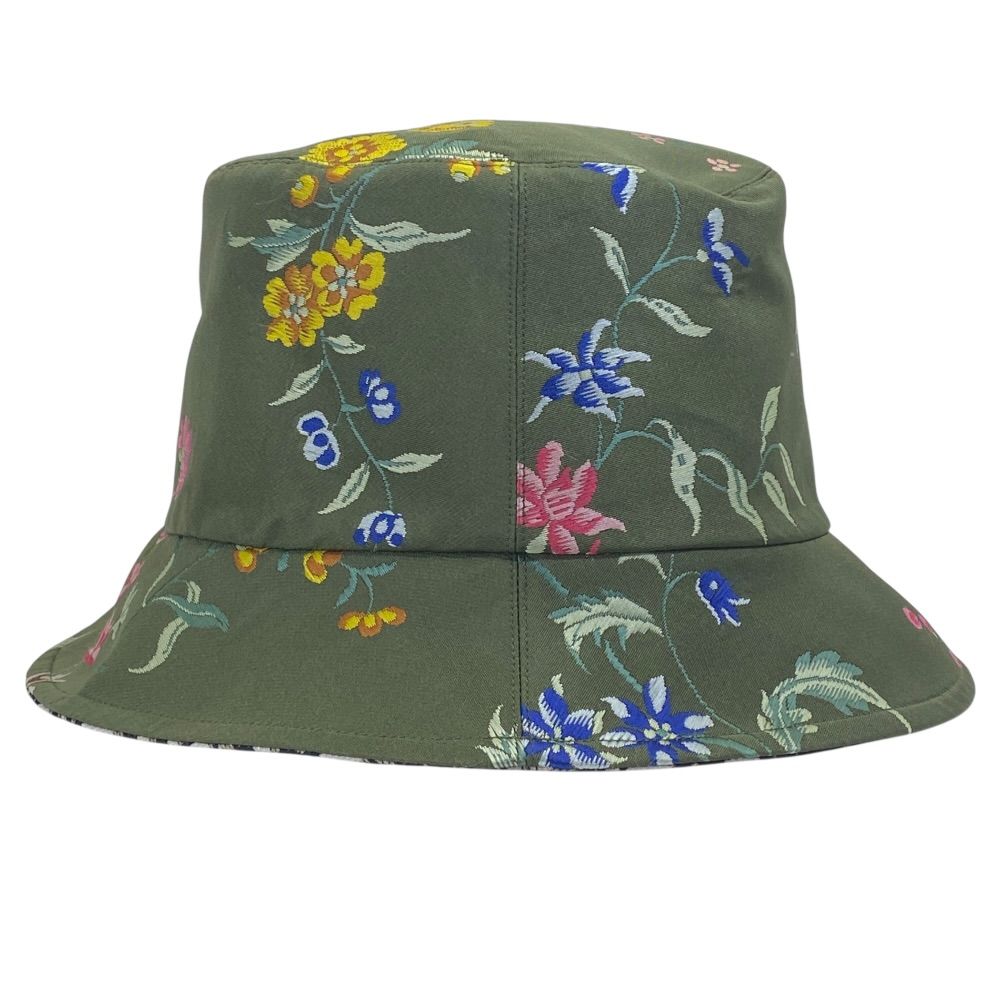 Dior Teddy-d Oblique Trotter Bucket Hat Reversible Khaki — view 2