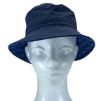 Dior Teddy-d Oblique Trotter Bucket Hat Navy Kids Blue — view 9
