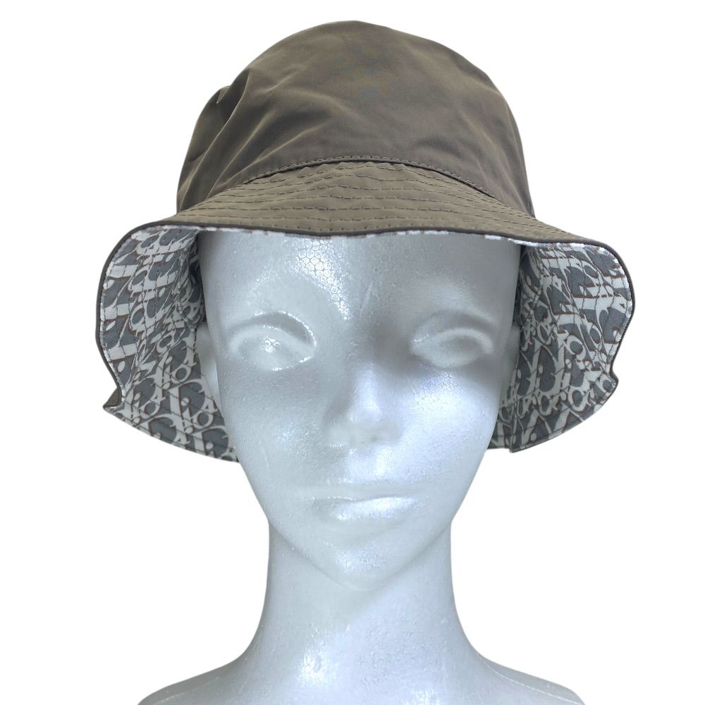 Dior Oblique Kutrotta Bob Hat Bucket Reversible Brown — view 8