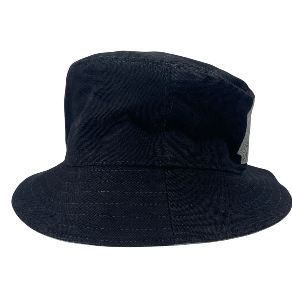 Dior Bucket Hat Bob Logo Black Cotton — view 4