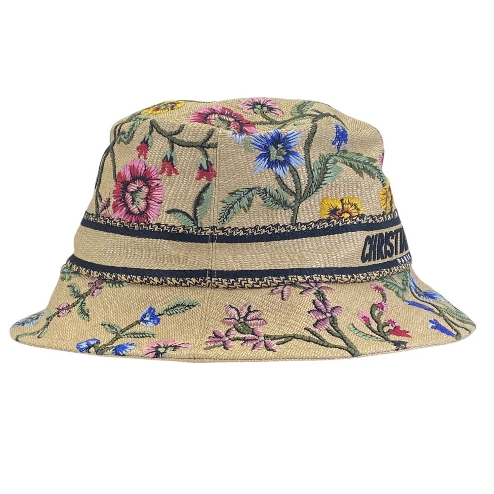 Dior D-bobby Bucket Hat Bob Flower Beige Multicolor — view 3