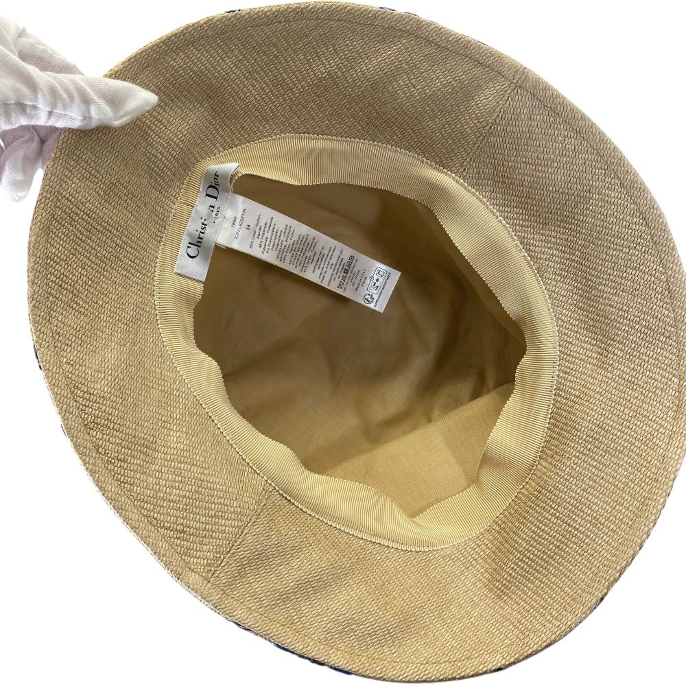 Dior D-bobby Bucket Hat Bob Flower Beige Multicolor — view 5