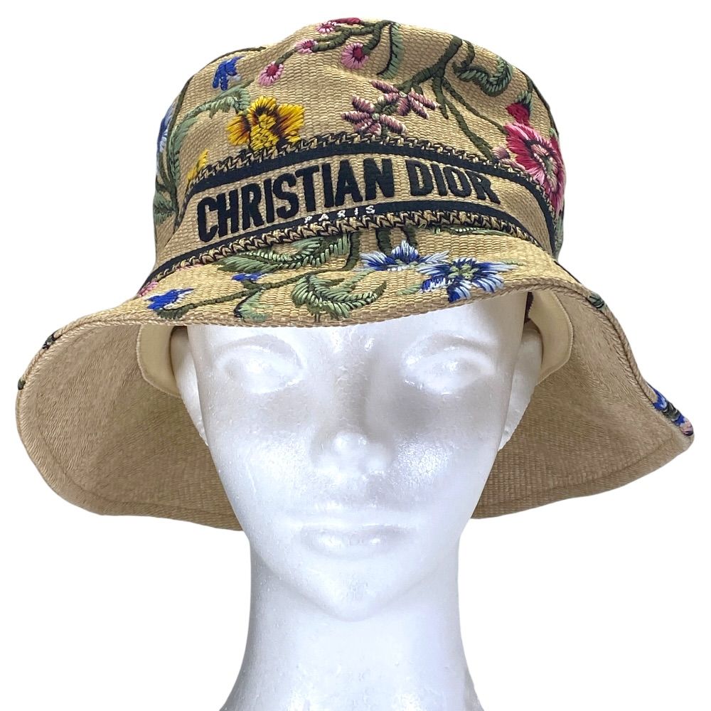 Dior D-bobby Bucket Hat Bob Flower Beige Multicolor — view 8